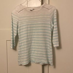 Christopher & Banks 3/4 sleeve, lightweight shirt